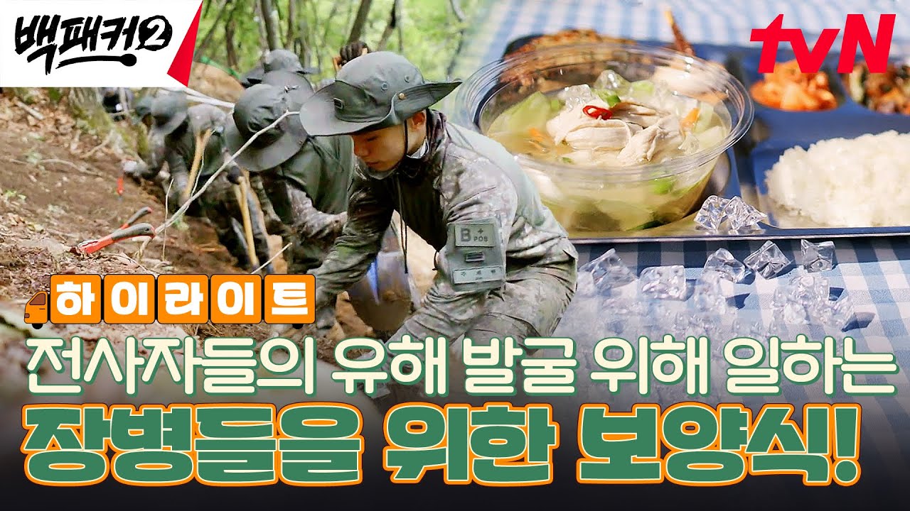 호국 영웅을 조국의 품으로, '유해발굴감식단'을 위한 백종원 표 보양식 나갑니다 #highlight #백패커2 EP.5