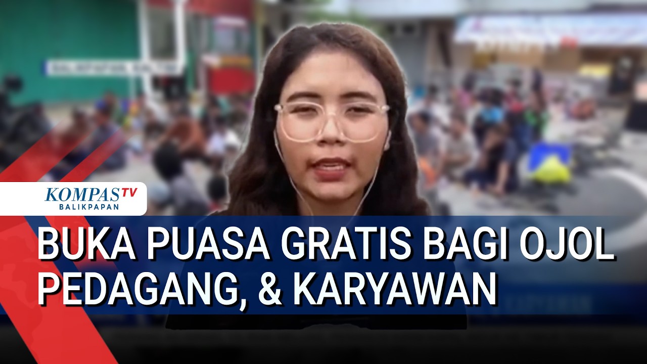Buka Puasa Gratis Bagi Ojol, Pedagang, dan Karyawan