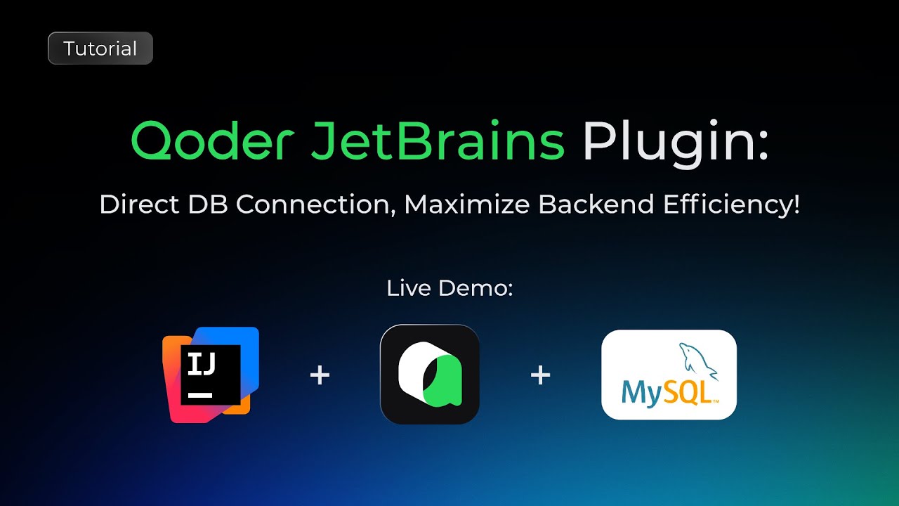 Qoder JetBrains Plugin Powers Your Entire Backend CRUD Process