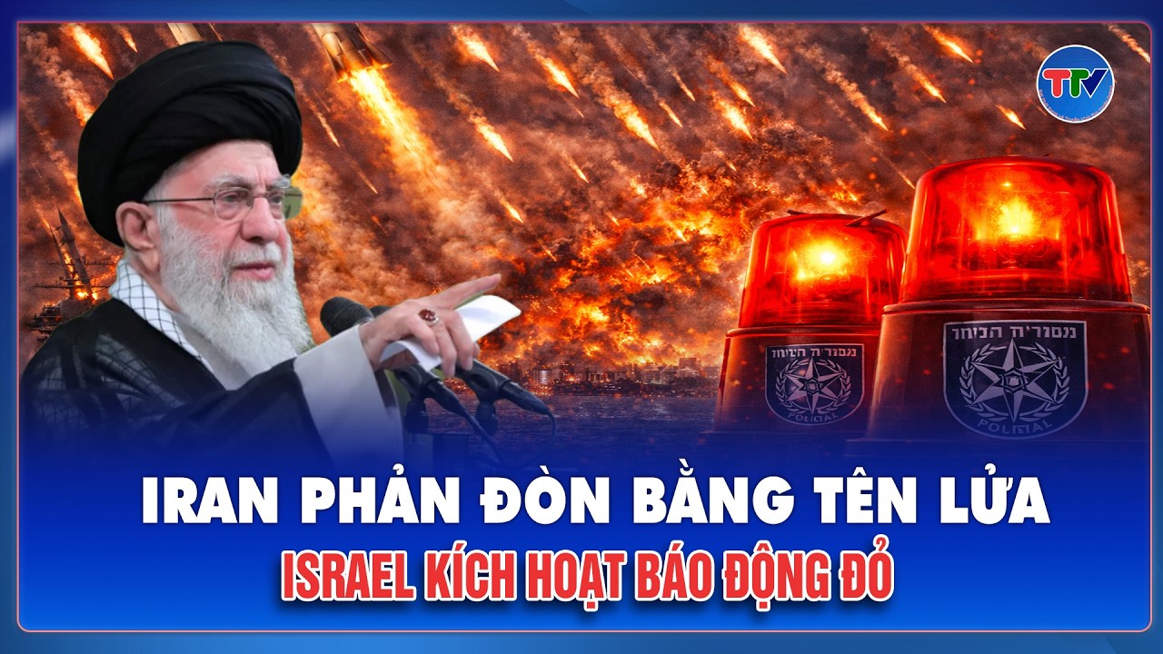 Đòn trả đũa “nghiền nát” bắt đầu: Tên lửa đạn đạo Iran nhắm thẳng Israel