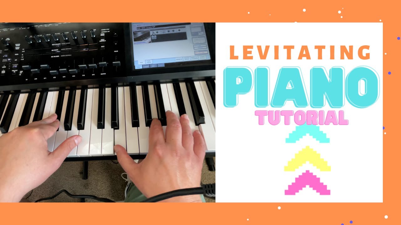 Levitating by Dua Lipa | Easy Piano Tutorial (& Chord Voicings) 2021