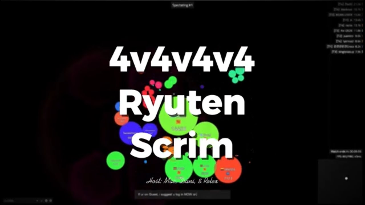 Ryuten.io 4v4 Scrim