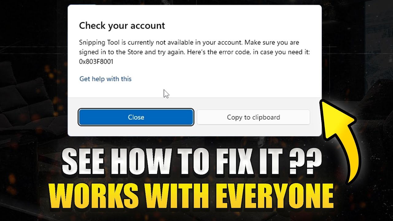 Fix Alienware Command Center Error 0x803F8001 (100% Working Method)