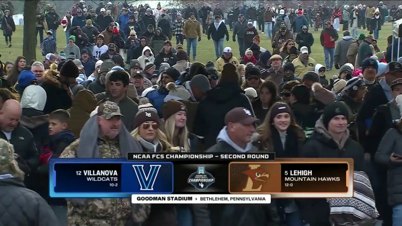 2025 NCAA FCS Championship Second Round - Villanova Vs Lehigh