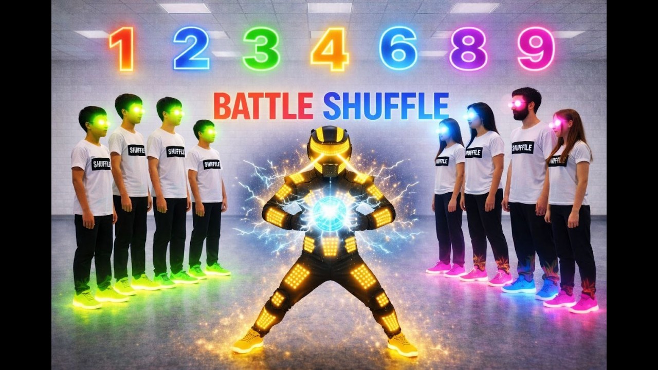 Шаффл Баттл 😎🔥 WHO IS BEST DANCER 🤔🔥 NEON MODE TUZELITY SHUFFLE ⭐️