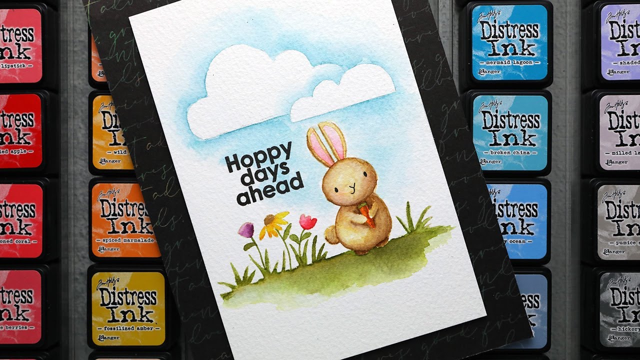Scene Building & No-Line Watercoloring (March 2022 Card Kit)