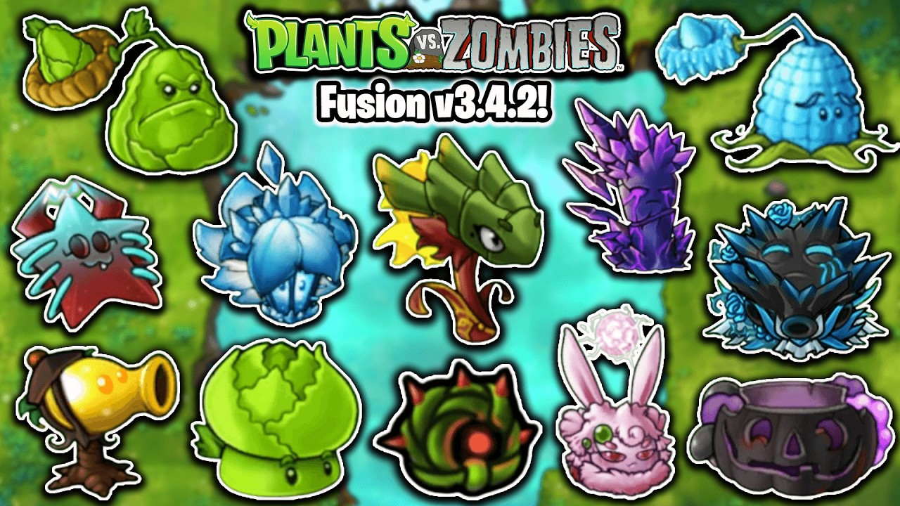 Plants vs Zombies Fusion 3.4.2 Update | Cabbage Squash, Bamboo Dragon, Ice Corn & More | Download
