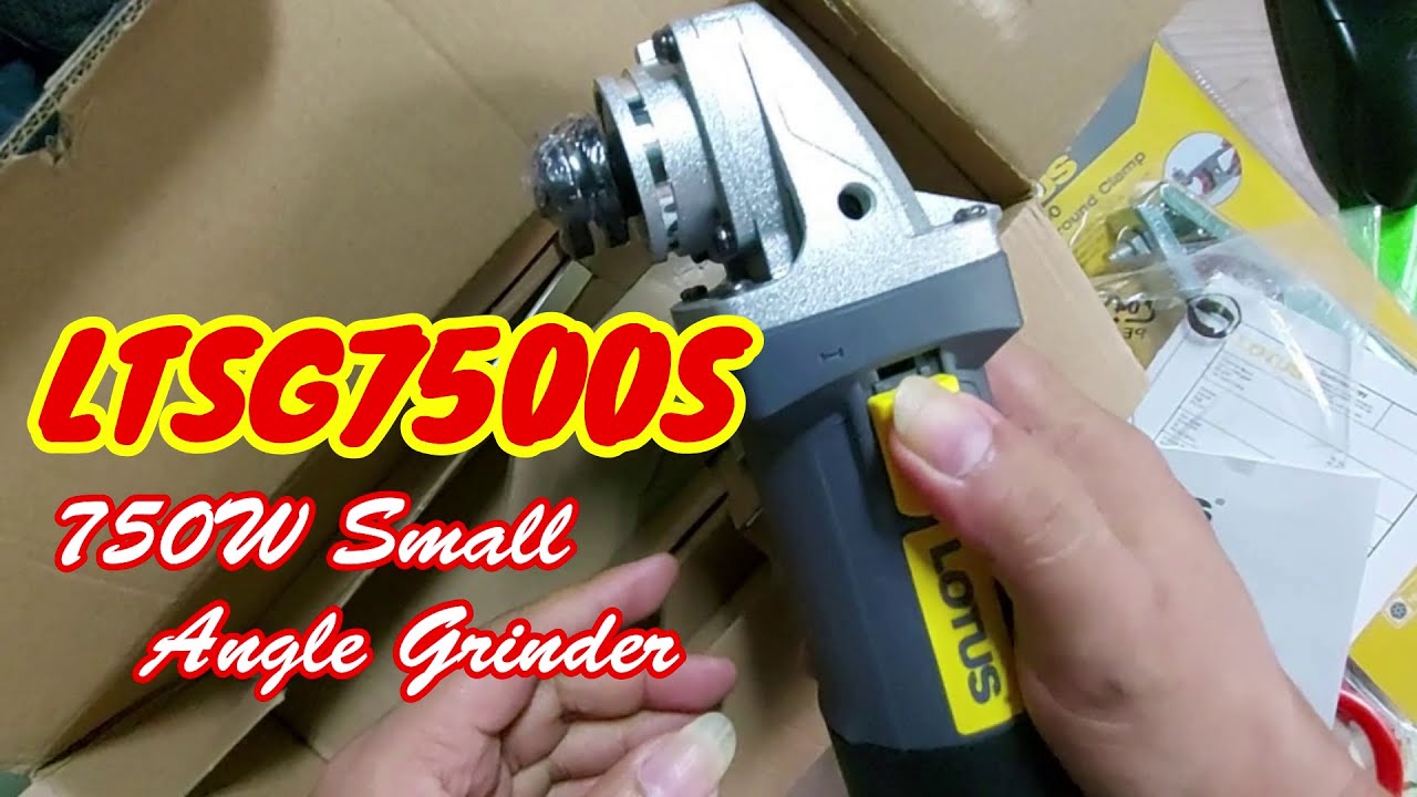 LTSG7500S 750W Small Angle Grinder Unbox