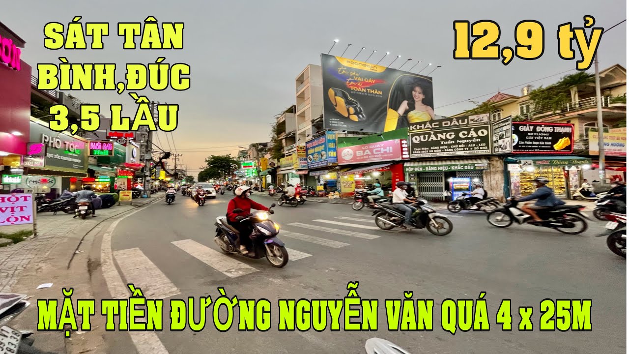 Bán nhà mặt tiền đường Nguyễn văn Quá Quận 12,sát gò vấp - Tân Bình Tphcm. Kinh doanh buôn bán đa ng