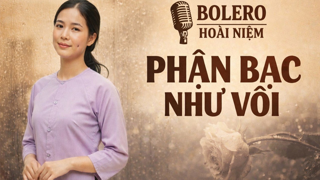 PHẬN BẠC NHƯ VÔI | BOLERO HOÀI NIỆM (MV OFFICIAL)