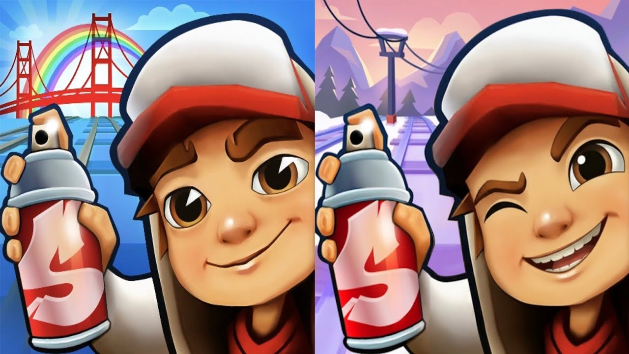 Subway surfers : San Francisco 2024 [Pride Edition] 🆚 Winter Xtreme 2026 Map Comparison 
