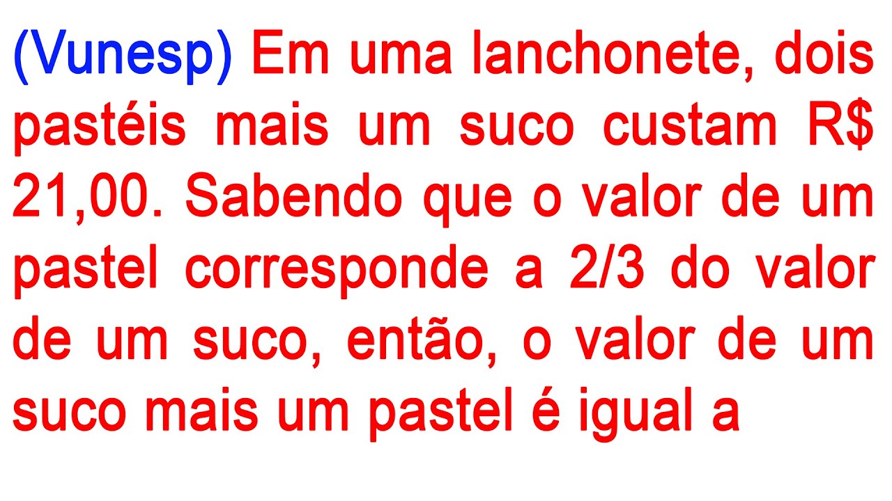 1 QUESTÃO DE CONCURSO DE MATEMÁTICA / VUNESP EQUAÇÃO C FRAÇÃO  O MACETE FRAÇÕES - CONCURSO PÚBLICO