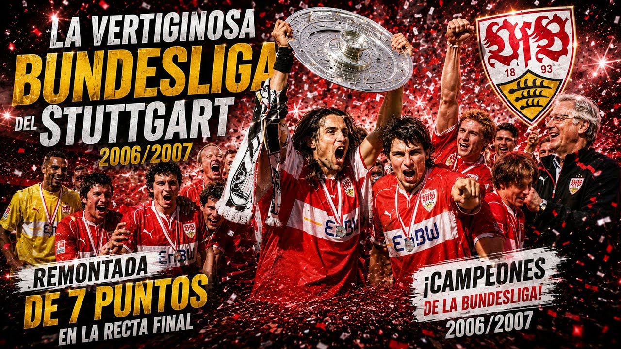 La VERTIGINOSA BUNDESLIGA del STUTTGART 🏆 (CAMPEÓN 2006/2007)