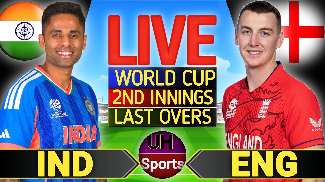 🔴 IND vs ENG Cricket Live Match Scores, T20 WC 2026 | Live Match Cricket India vs England, ENG Bat