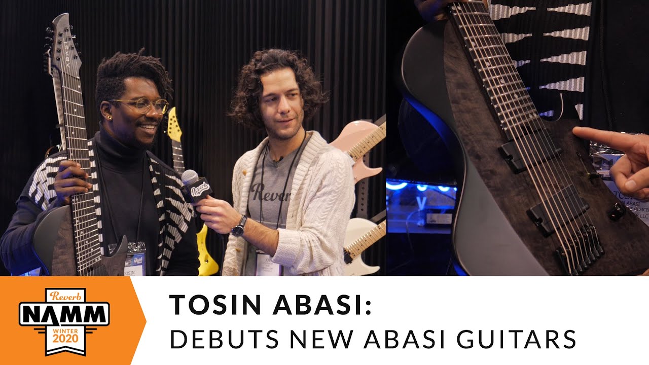 Tosin Abasi Debuts New Abasi Guitars at Winter NAMM 2020