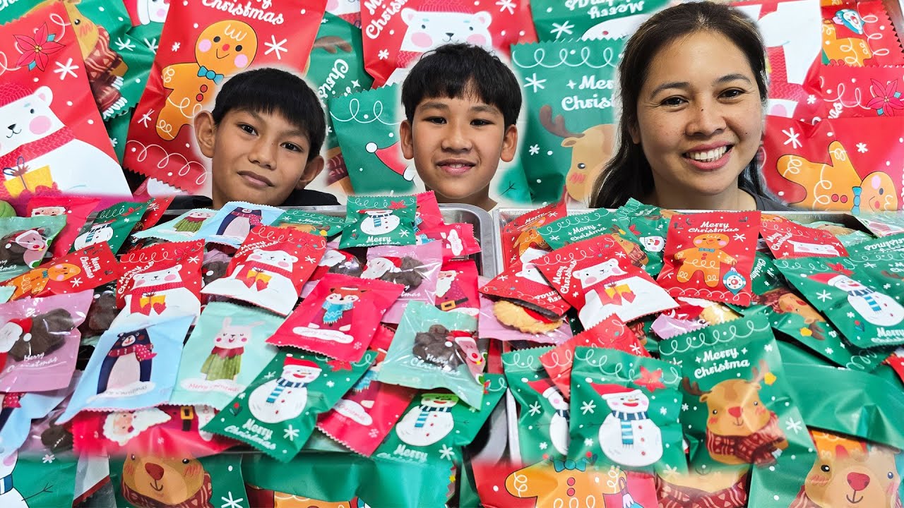 ทำคุกกี้แจกเพื่อนที่โรงเรียน ปาร์ตี้ปีใหม่ 2569 | น้องบีม