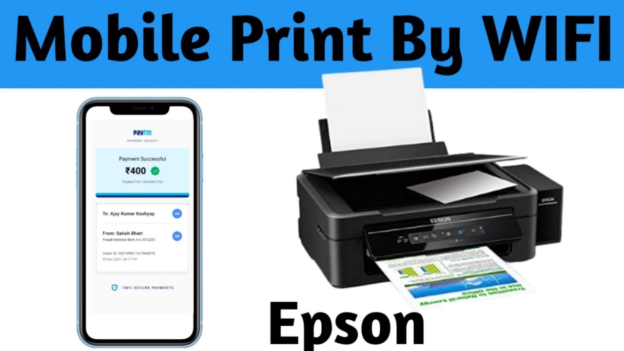 Epson L405 WiFi Setup: How to Connect WiFi with Mobile: Direct Connection
