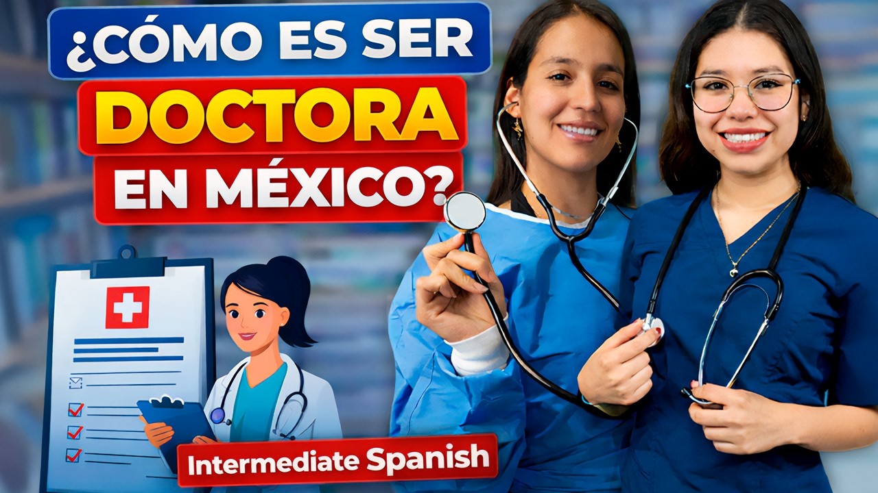 What It’s Like to Study Medicine in Mexico 🇲🇽 | Spanish Conversation