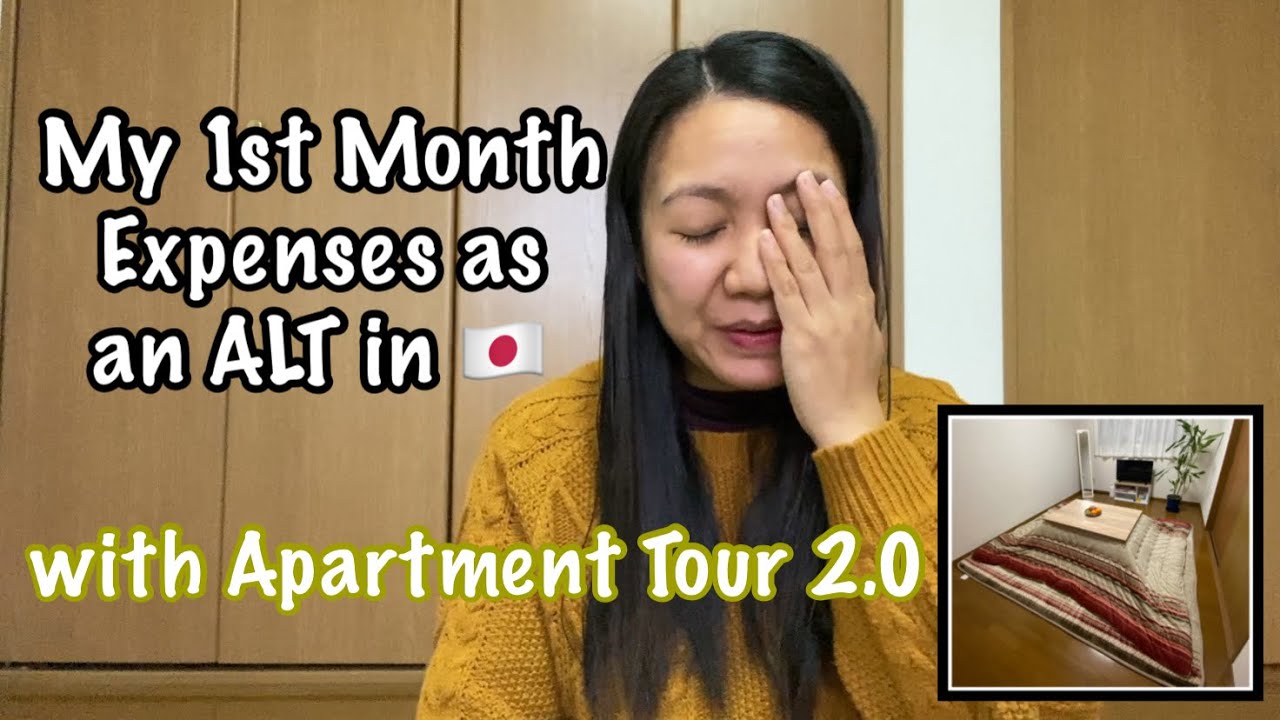 MY FIRST MONTH EXPENSES AND MY ¥20K APARTMENT UPDATE/  Pinay JET ALT