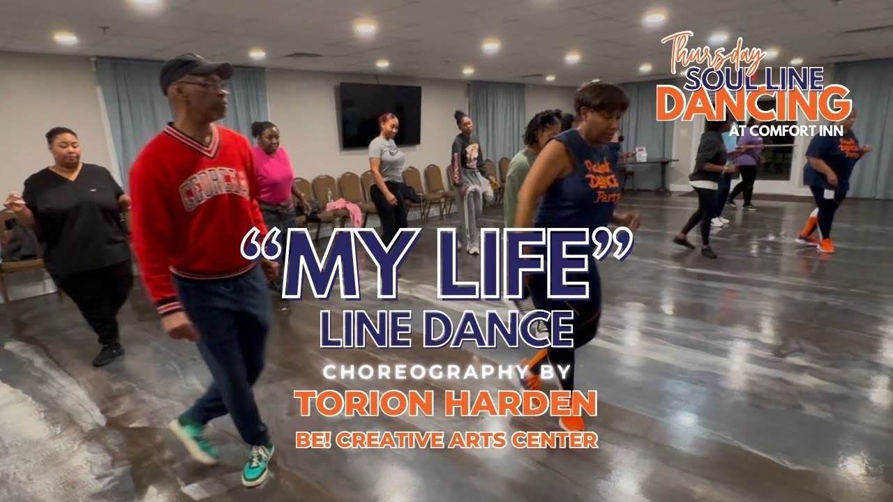 MY LIFE Line Dance (Mary J. Blige) | Smooth line dance to groove to | BCAC