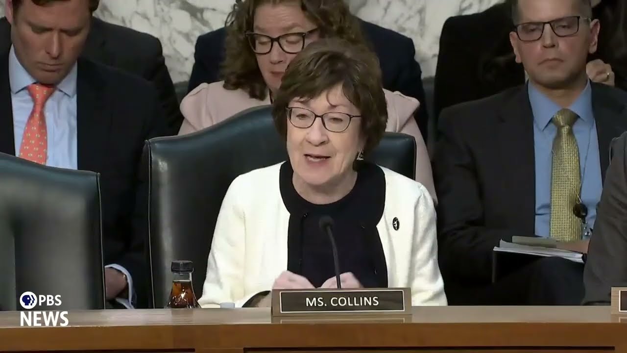 WATCH: Sen. Collins questions intelligence agency leaders in world wide threats hearing