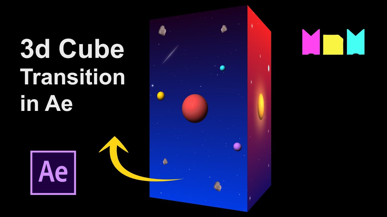3D Cube Transition in After Effects | After Effects Tutorial