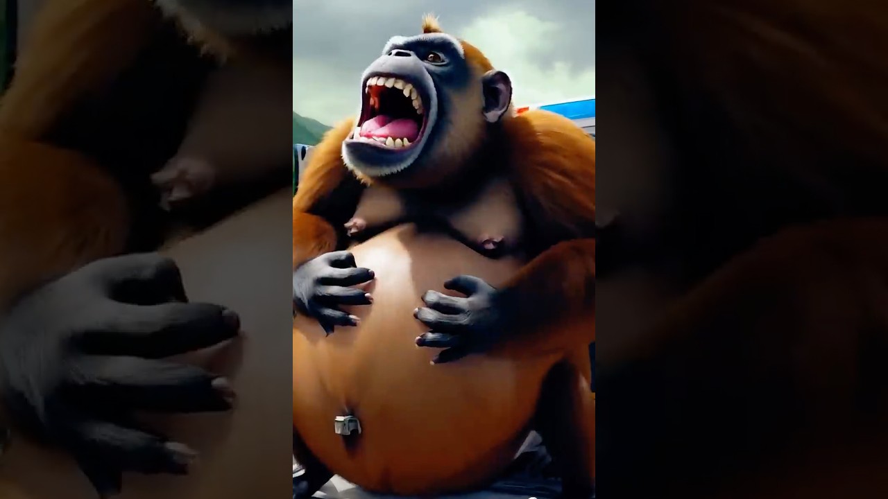 Emotional Rescue of a Pregnant Monkey&mdash;A Story of Survival and Hope 🐒💖#PregnantMonkey #MonkeyLovers