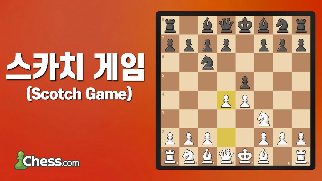 백의 빠른 d폰 전진! 스카치 게임의 기본 개념과 고전적인 전략