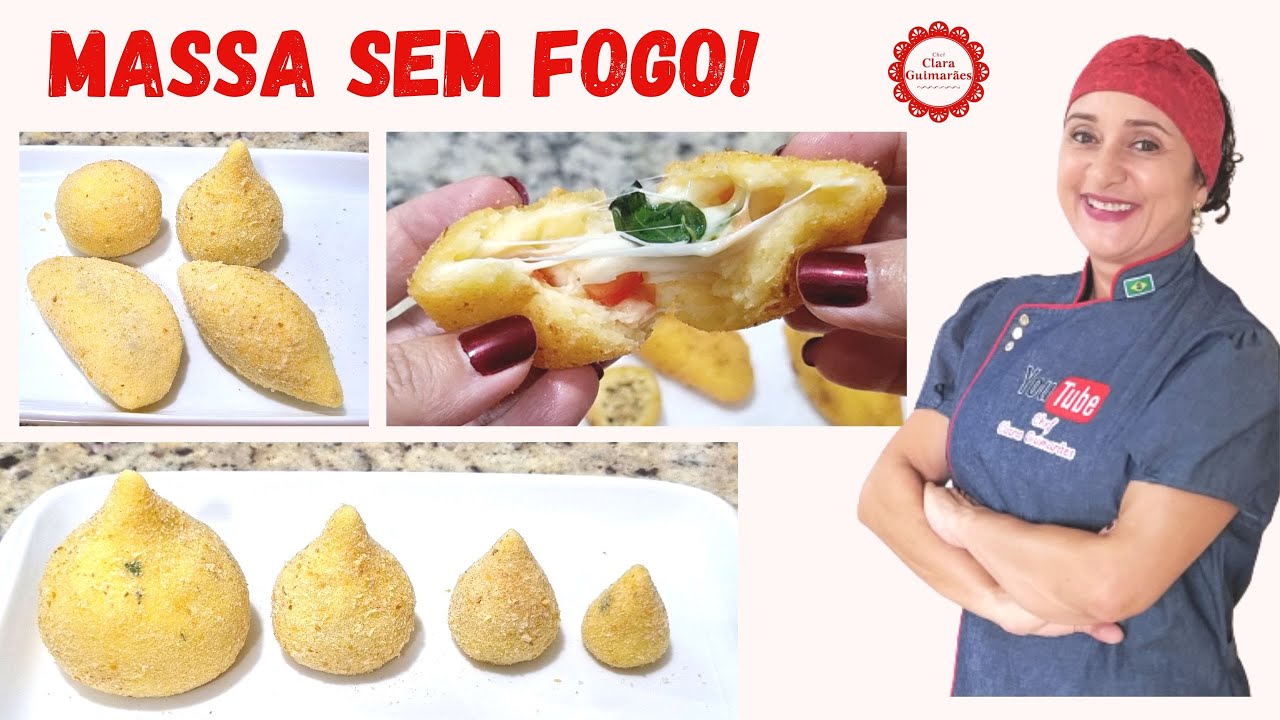 MINI CURSO PASSO A PASSO, TAMANHOS CORRETOS E MODELAGEM DE SALGADOS COM MASSA SEM FOGO E SEM GLÚTEN!