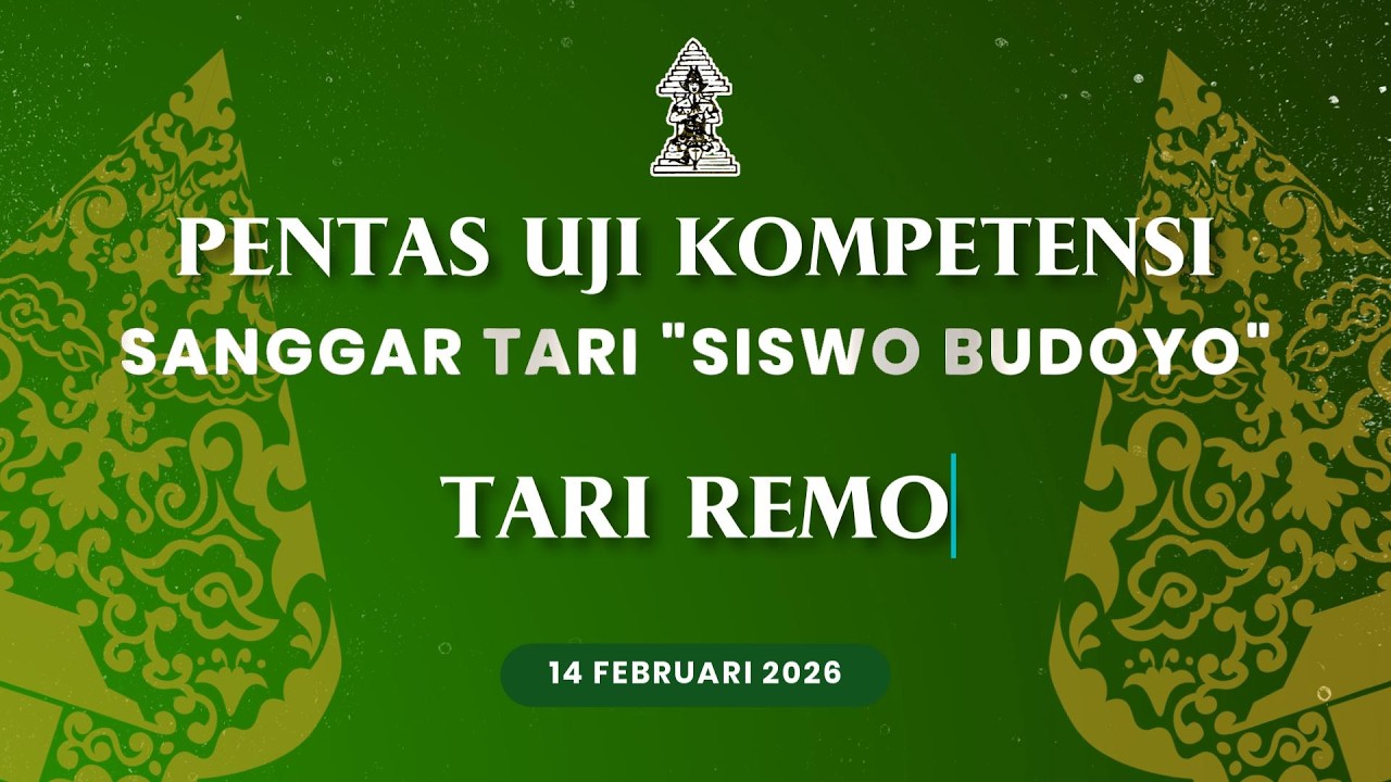 TARI REMO | Pentas Uji Kompetensi SANGGAR TARI 