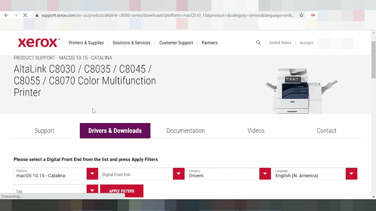 AltaLink C8035 Driver Download Windows 11