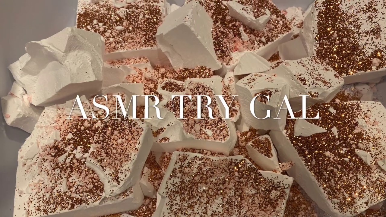 ASMR Golden Crush | 8 BSN Gym Chalk + Ajax