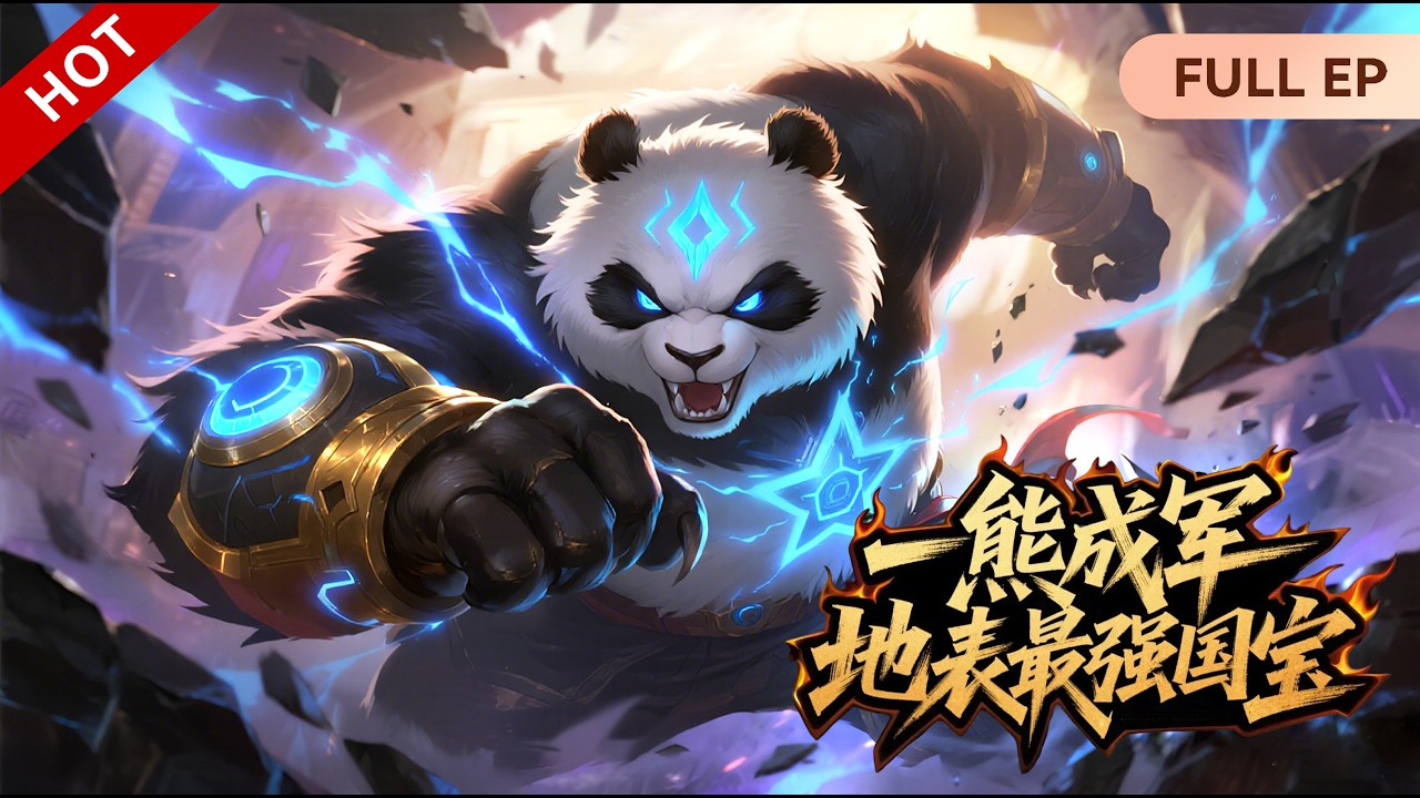 Multisub🐼被俘卖萌？下一秒我直接量子炸穿航母，靠量子磁爆主宰世界大战！《一熊成军：地表最强国宝》全集贯穿🤜Starting With A Carp #动态漫画 #玄幻 #穿越 #重生