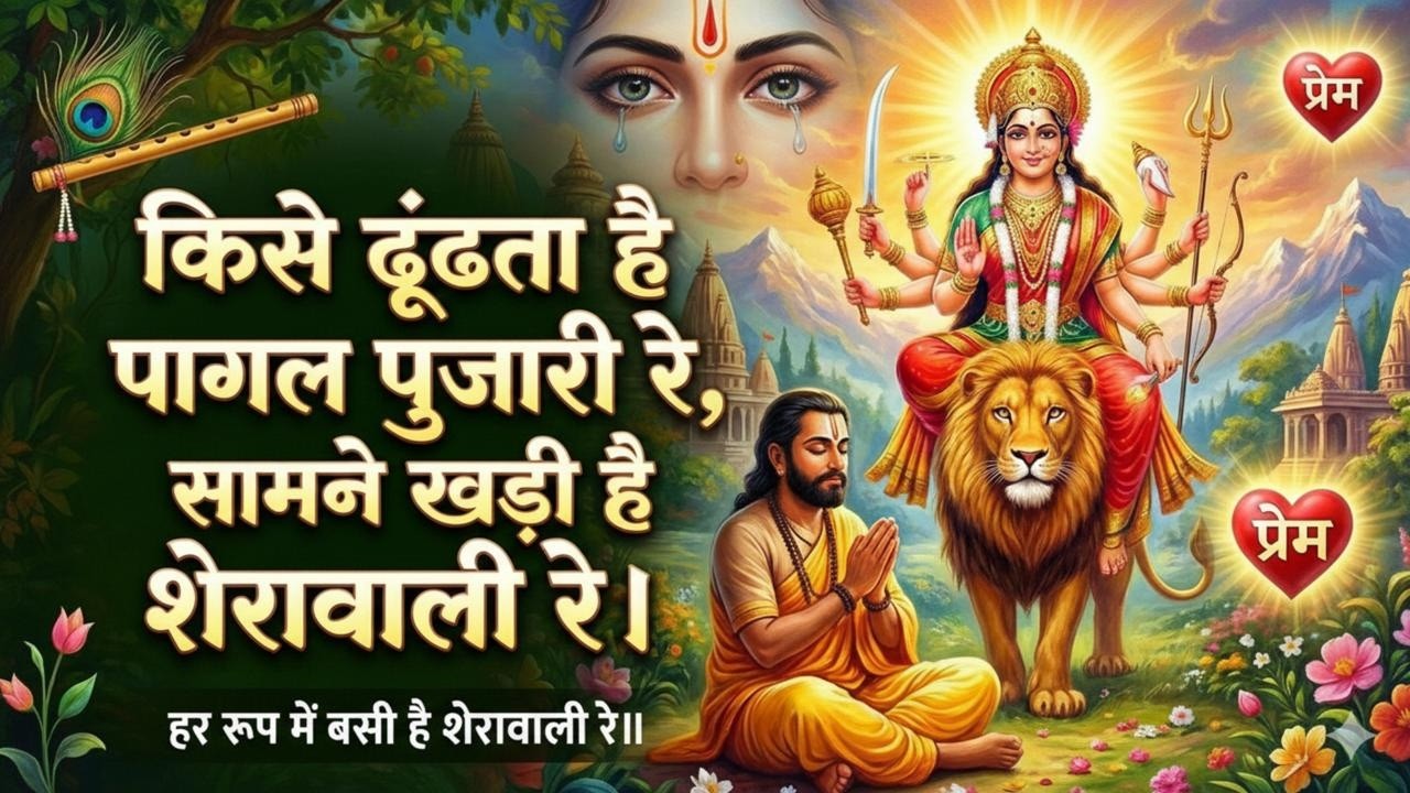 किसे ढूंढता है पागल पुजारी रे | सामने खड़ी है शेरावाली रे | Mata Rani Bhajan | Devi Bhajan