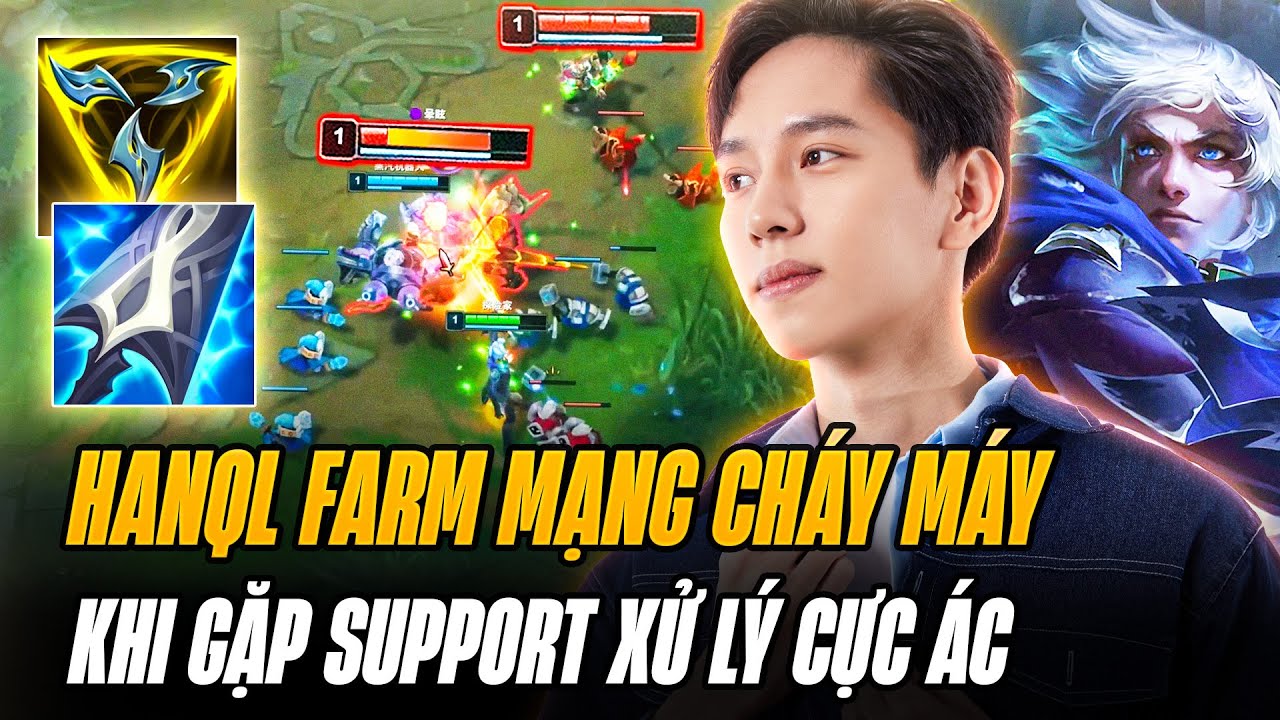 HanQL Cùng Màn Farm Mạng Siêu Cháy Với Tướng Tủ Ezreal Khi Gặp Support Blitzcrank Xử Lý Cực Ác
