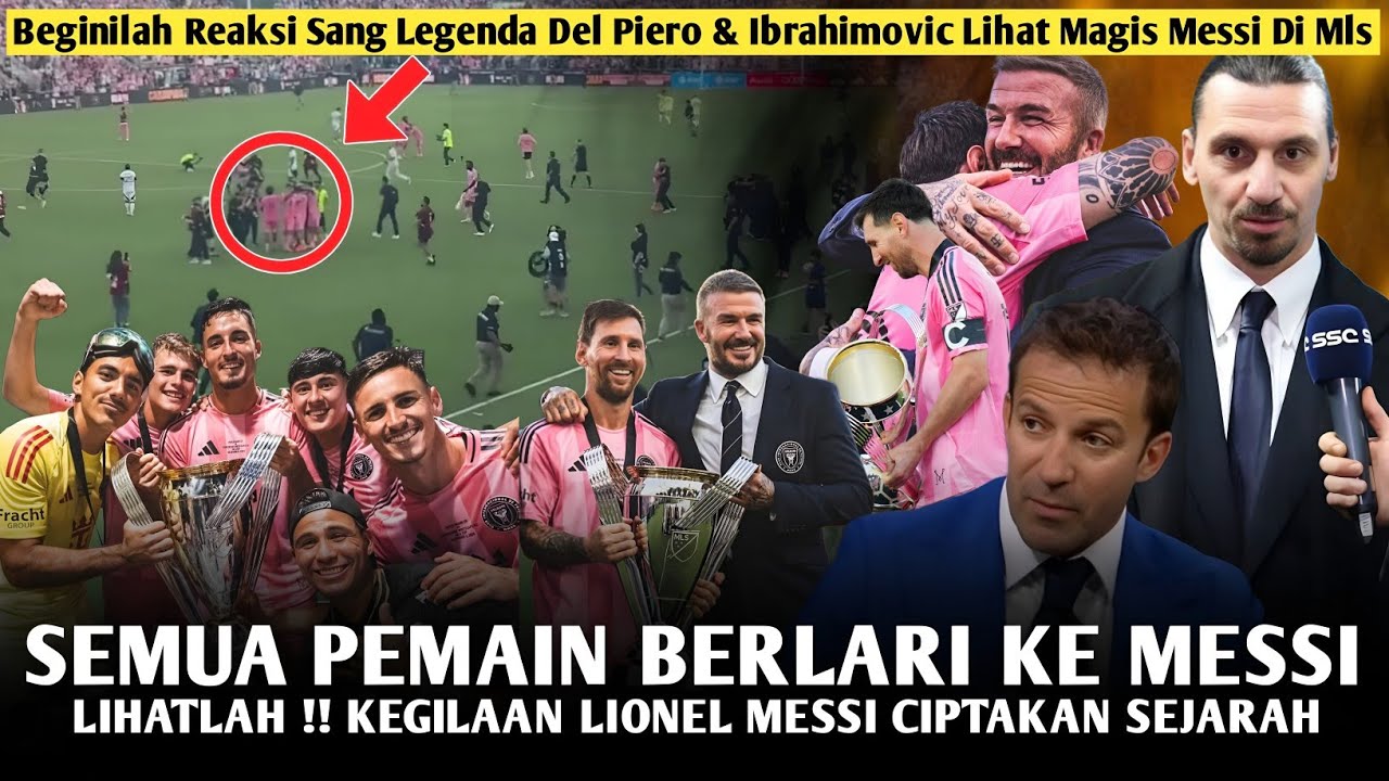 RESPECT ‼️SEMUA MENANGIS & MEMELUK MESSI 😭 Lihatlah Reaksi Kekagumannya Del Piero & Ibrahimovic 👏