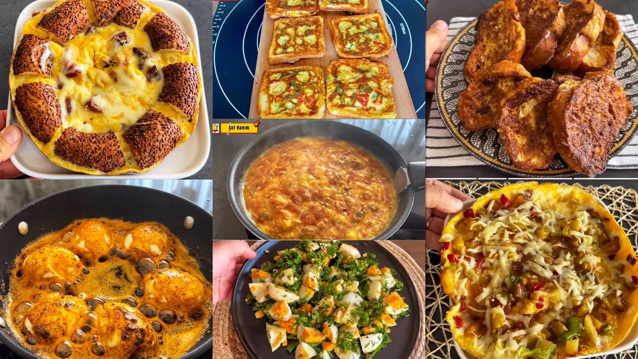 7 ВИДОВ ПРОСТЫХ РЕЦЕПТОВ С ЯИЦАМИ/Практические и вкусные рецепты с яйцами/Рецепты завтраков