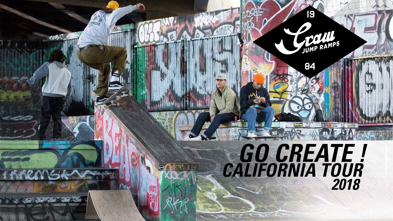 GRAW JUMP RAMPS - GO CREATE! TOUR IN CALIFORNIA