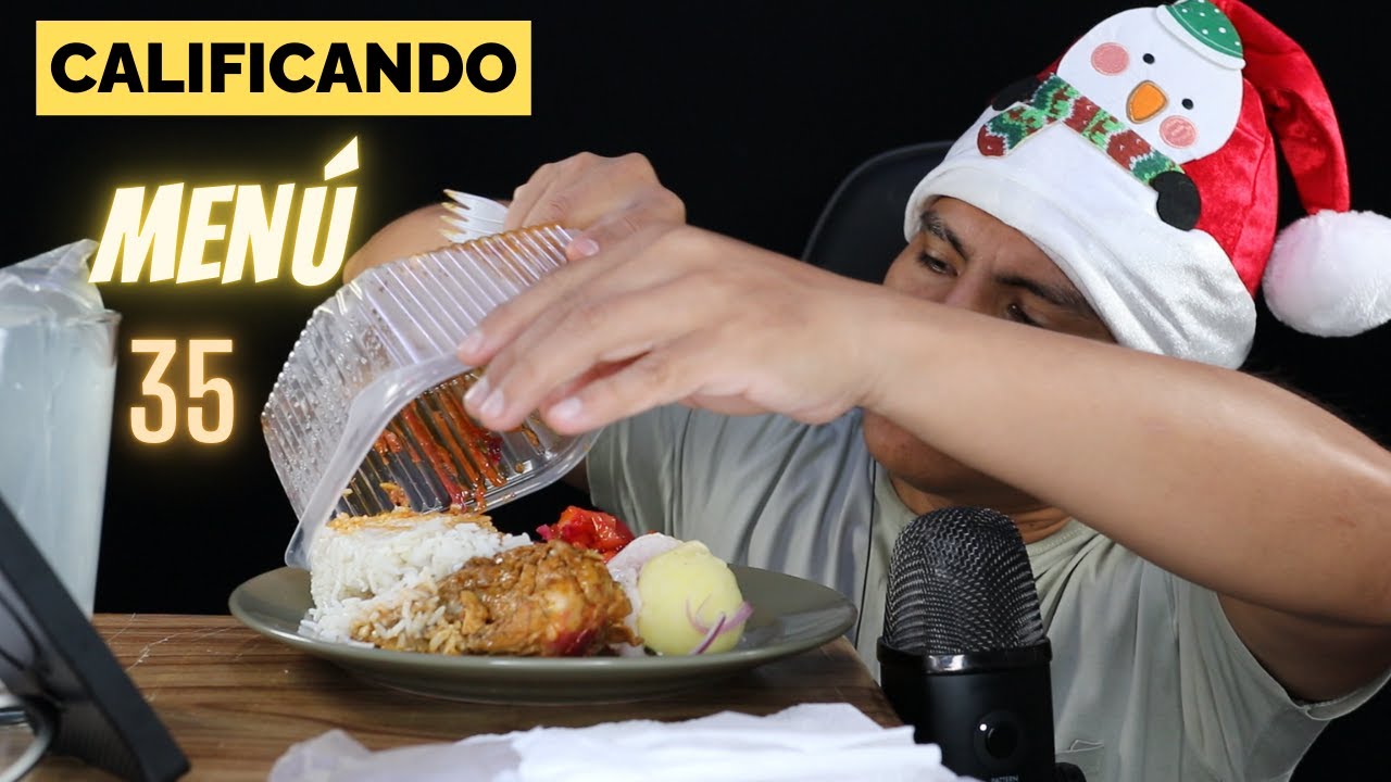 CALIFICANDO MENÚ parte 35 - ASMR