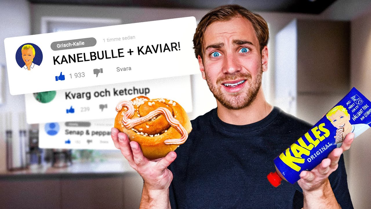 Testar f&ouml;ljares KONSTIGA matkombinationer