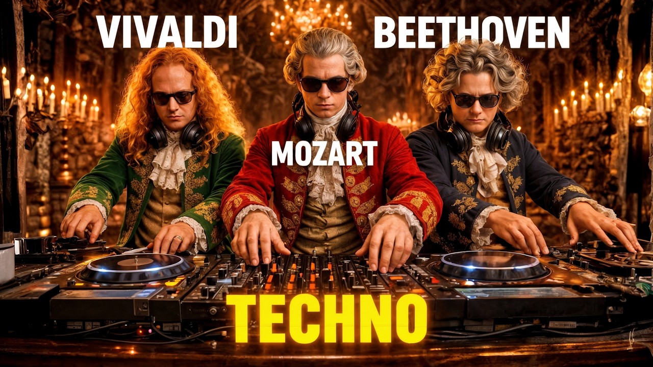 Vivaldi & Mozart & Beethoven Techno Session | MIX Historical Techno | 3 LEGENDS