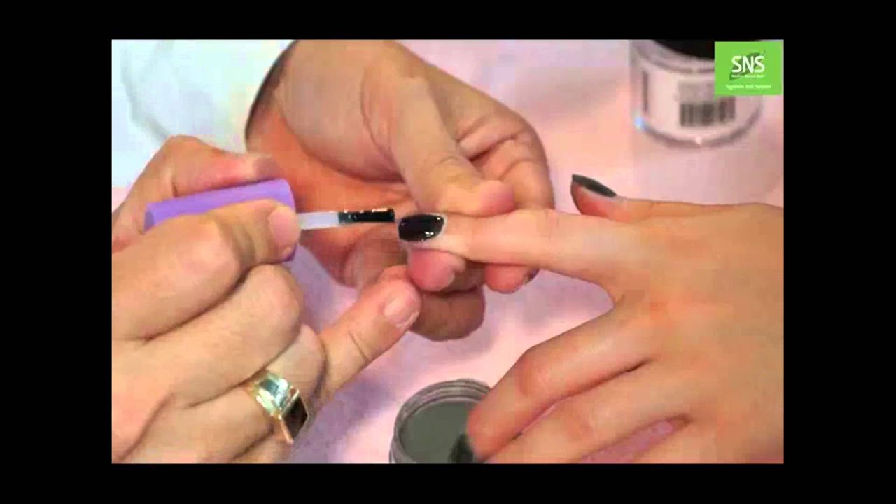 SNS Nails - Signature Nail System:  SNS Gelous Color dipping powder - Dip it instruction 6