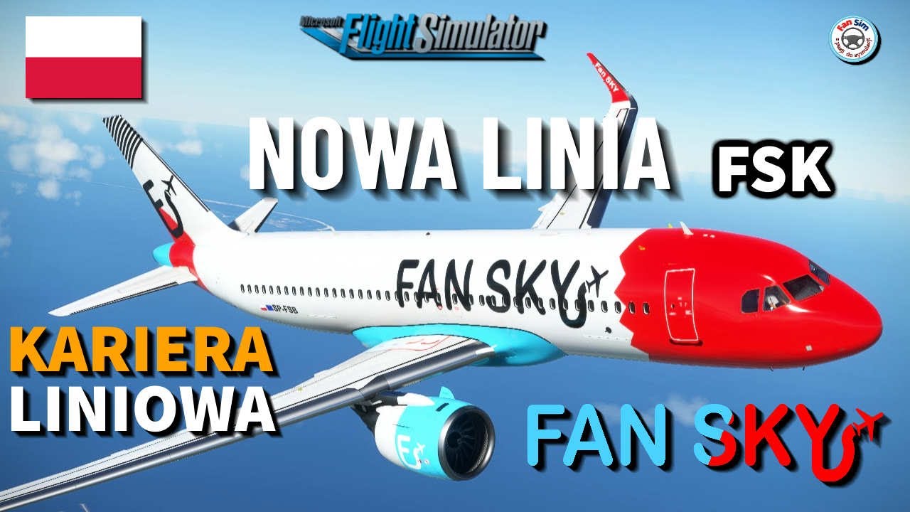 🔴 PREMIERA NOWEJ LINII - FANSKY i LOT INAUGURACYJNY AIRBUS A320 NEO FBW - Część 1