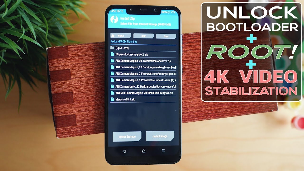 Xiaomi Poco F1 Rooting, TWRP, 4K EIS, Unlock Bootloader & Backup - 2019 - The Easy Way