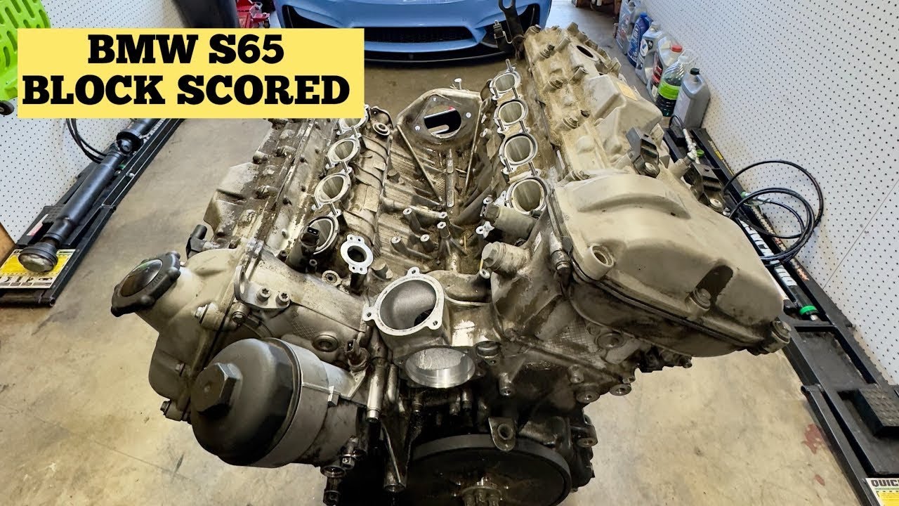 Tearing Down A BMW E92 S65 V8 Engine