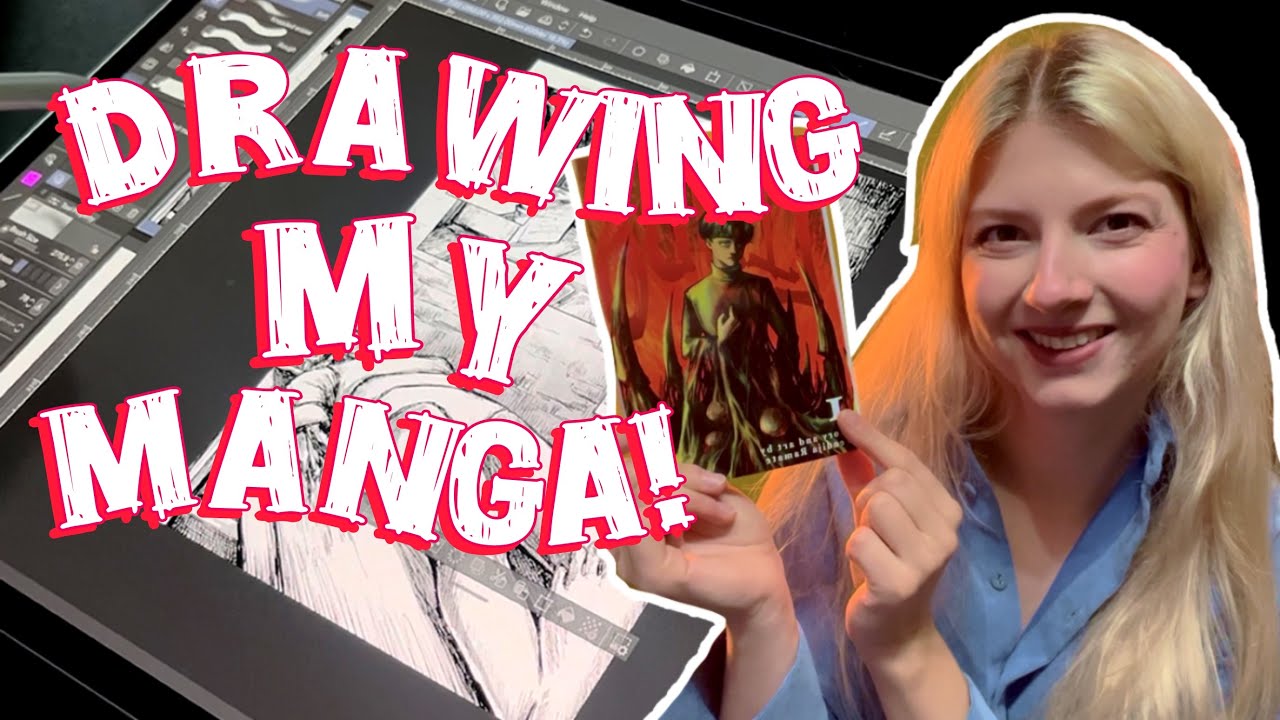 Drawing manga pages!