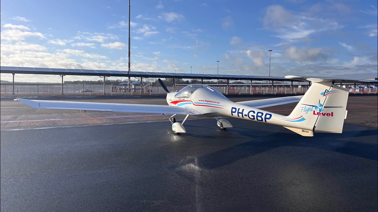 DA-20 Departure runway 23 Groningen Airport (GRQ EHGG)