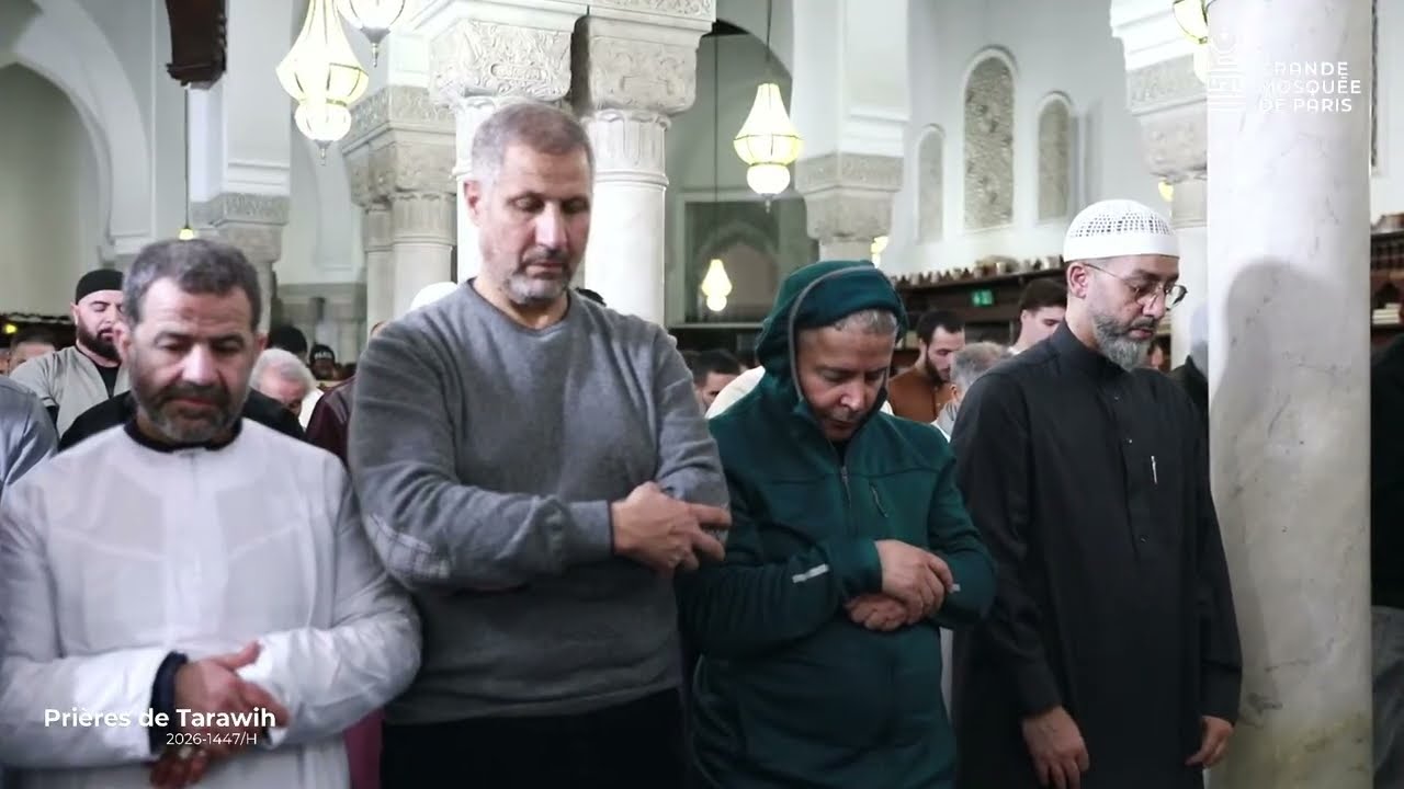 𝐄𝐍 𝐃𝐈𝐑𝐄𝐂𝐓 | Prières de Tarawih à la Grande Mosquée de Paris - 25 février 2026.