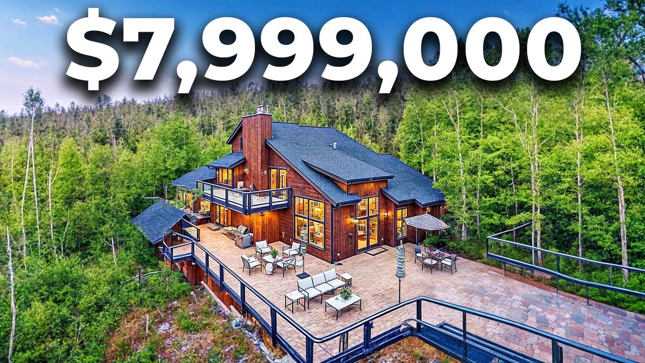 INSIDE a Luxury $7,999,000 Mountain Home with River Access