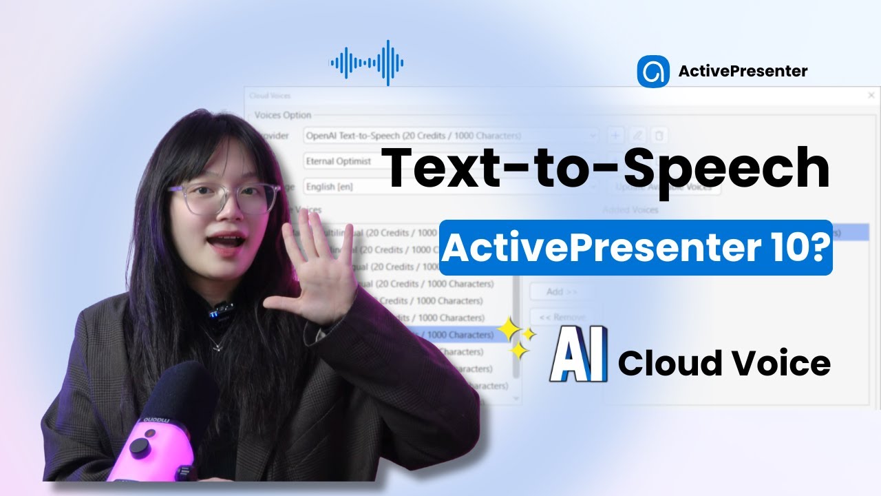 Как преобразовать текст в речь с помощью облачных голосовых сервисов AI Cloud Voices в ActivePres...